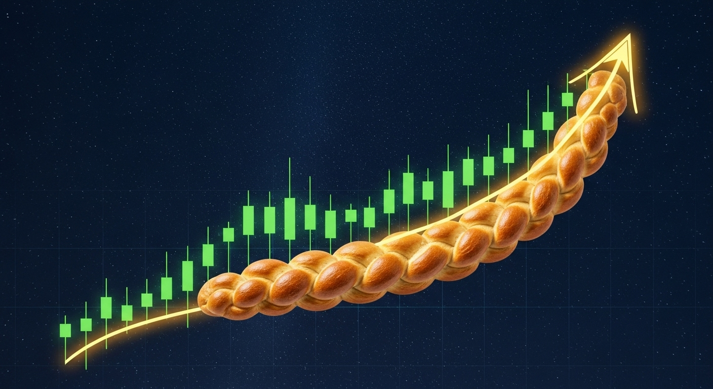 A bagel pie chart representing token distribution