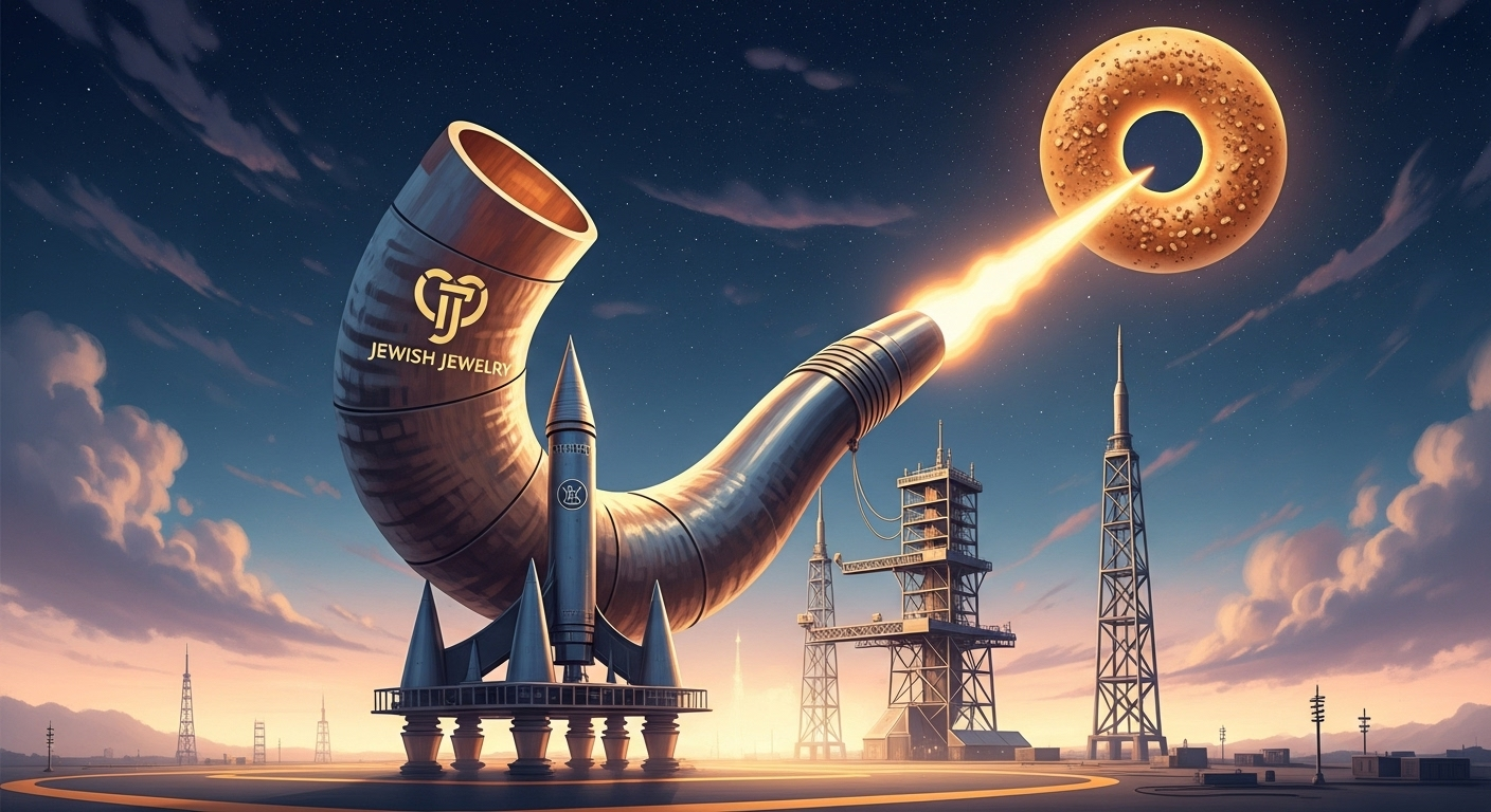 A shofar blowing towards the future